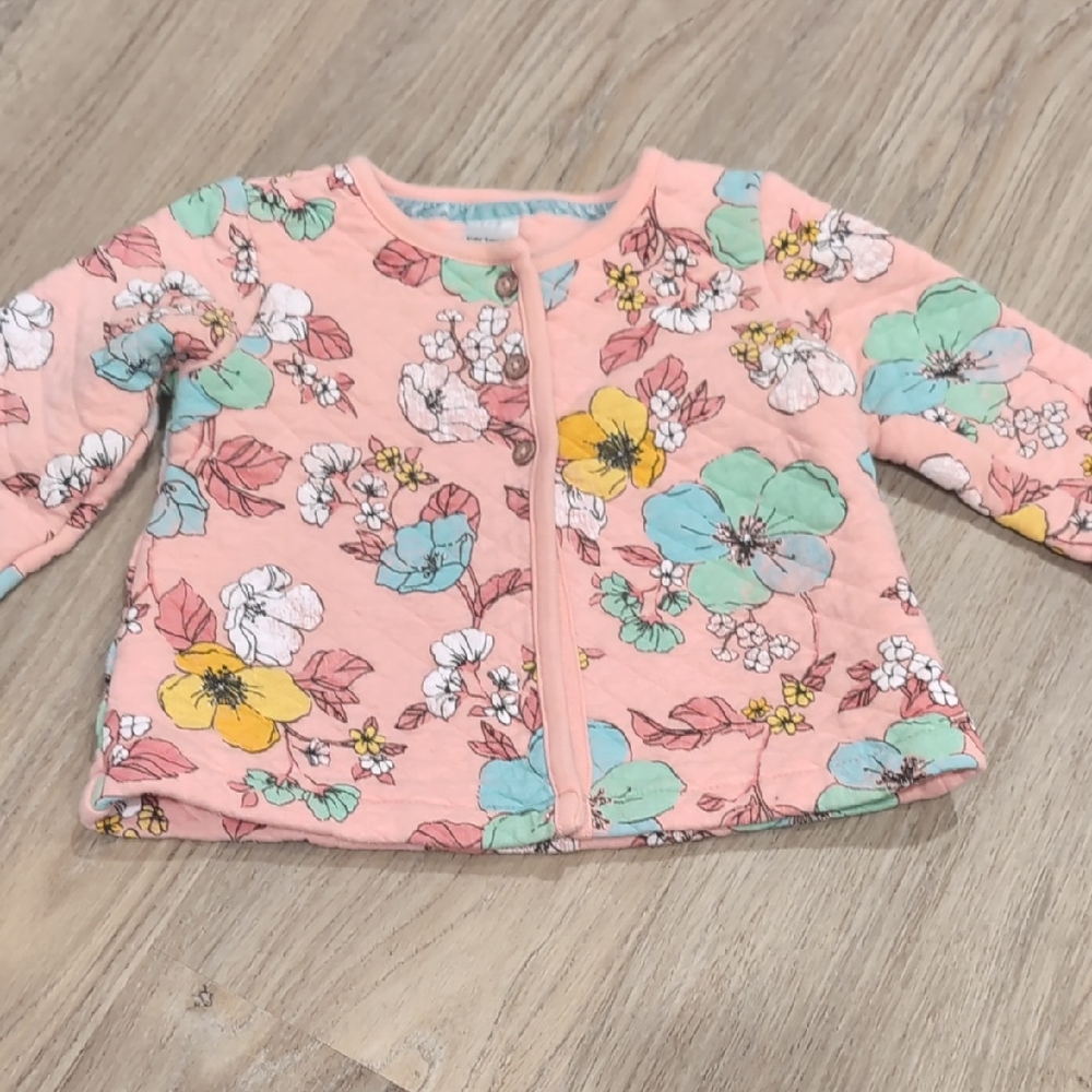 Carter's Floral Kids Jacket - Pink and Multicolor